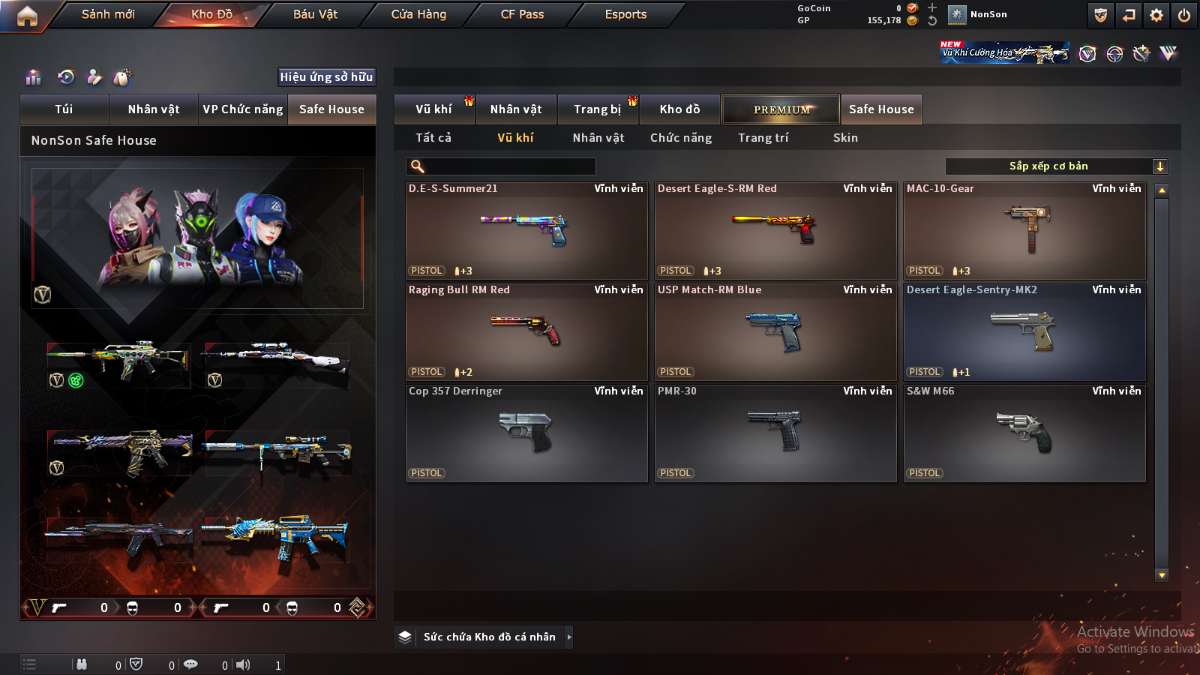 shop acc cf uy tin gia re